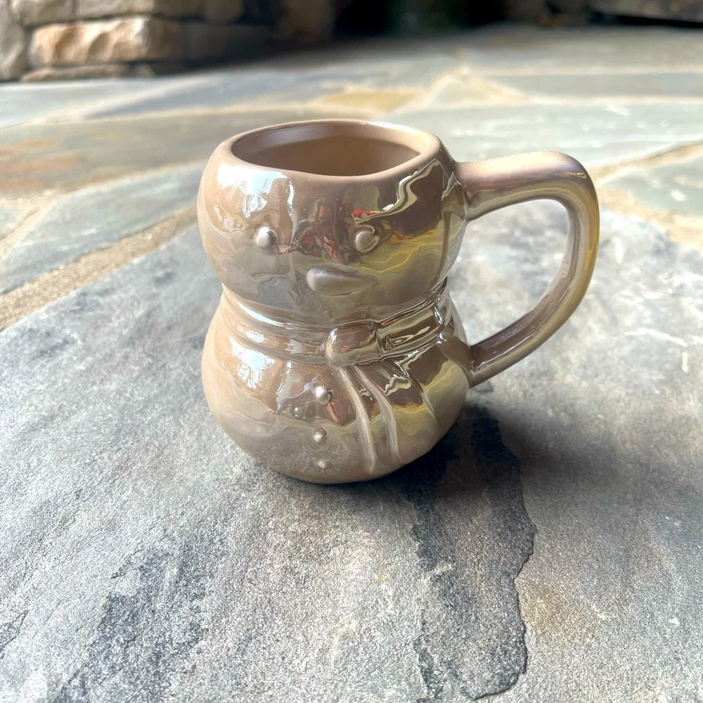 New🌟Merry Snowman Mug-Pearl /Cream